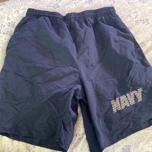 Navy shorts